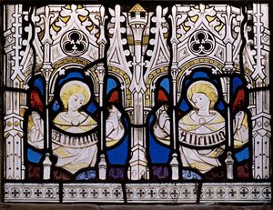 Allelulia, Angels With Scrolls, c.1865 by John Thomas Grylls